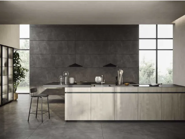 Cucina Moderna Dj con penisola di Dibiesse