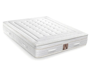 Materasso a molle insacchettate e lattice rigido con topper extra comfort Aurora di Morfeus