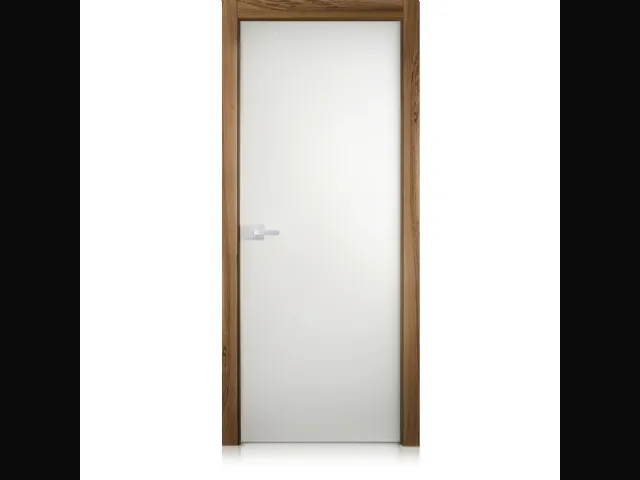Porta per interni scorrevole Cristal Basic in Noce con anta in vetro di Ferrero Legno