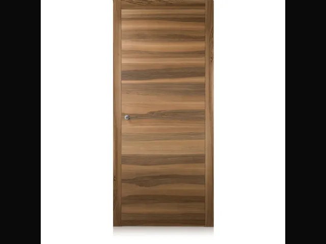 Porta per interni Exit in legno finitura Noce natural touch di Ferrero Legno