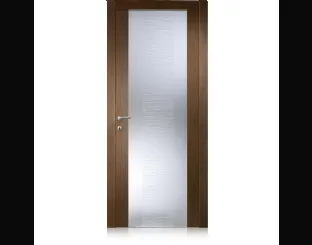 Porta per interni Glass in Ecorovere Nut con Vetro di Ferrero Legno