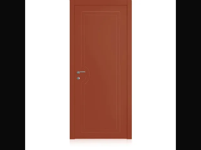 Porta per interni Yncisa1 in laccato opaco Corallo light di Ferrero Legno
