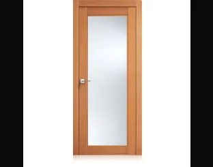 Porta per interni Intaglio0 finitura Blond con cristallo di Ferrero Legno