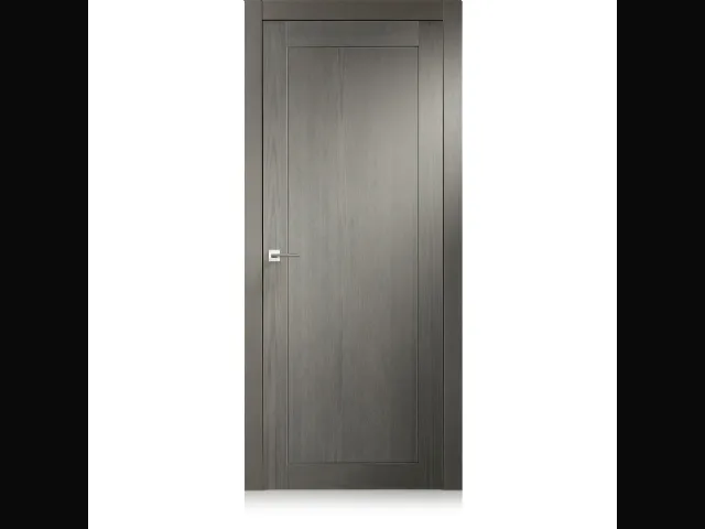 Porta per interni Intaglio 0 in Ecorovere Grigio di Ferrero Legno