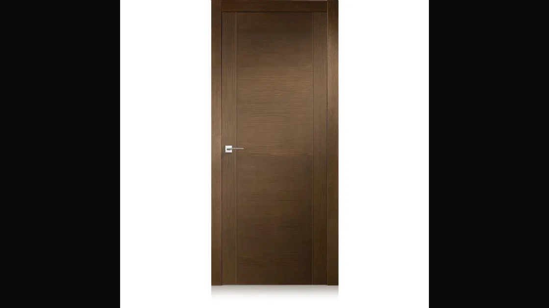 Porta per interni Intaglio 1 in Ecorovere Nut di Ferrero Legno