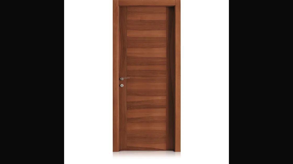 Porta per interni Intaglio 1 in Noce di Ferrero Legno