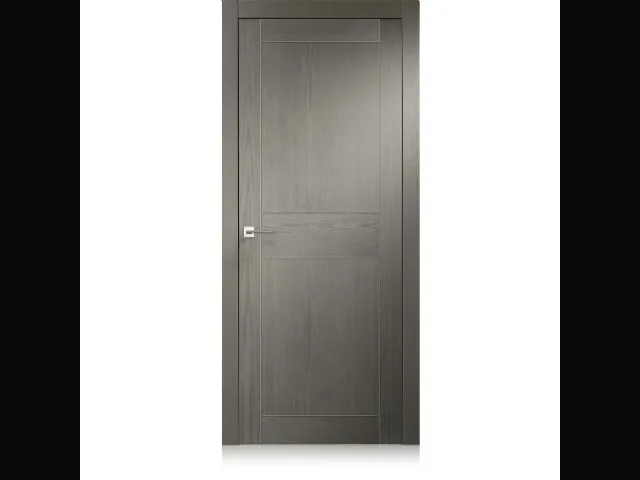 Porta per interni Intaglio 2 in Ecorovere Grigio di Ferrero Legno