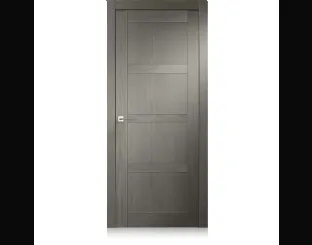 Porta per interni Intaglio 4 in Ecorovere Grigio di Ferrero Legno