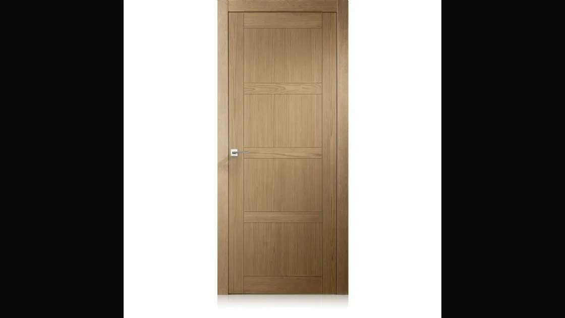 Porta per interni Intaglio 4 in Ecorovere Oro di Ferrero Legno