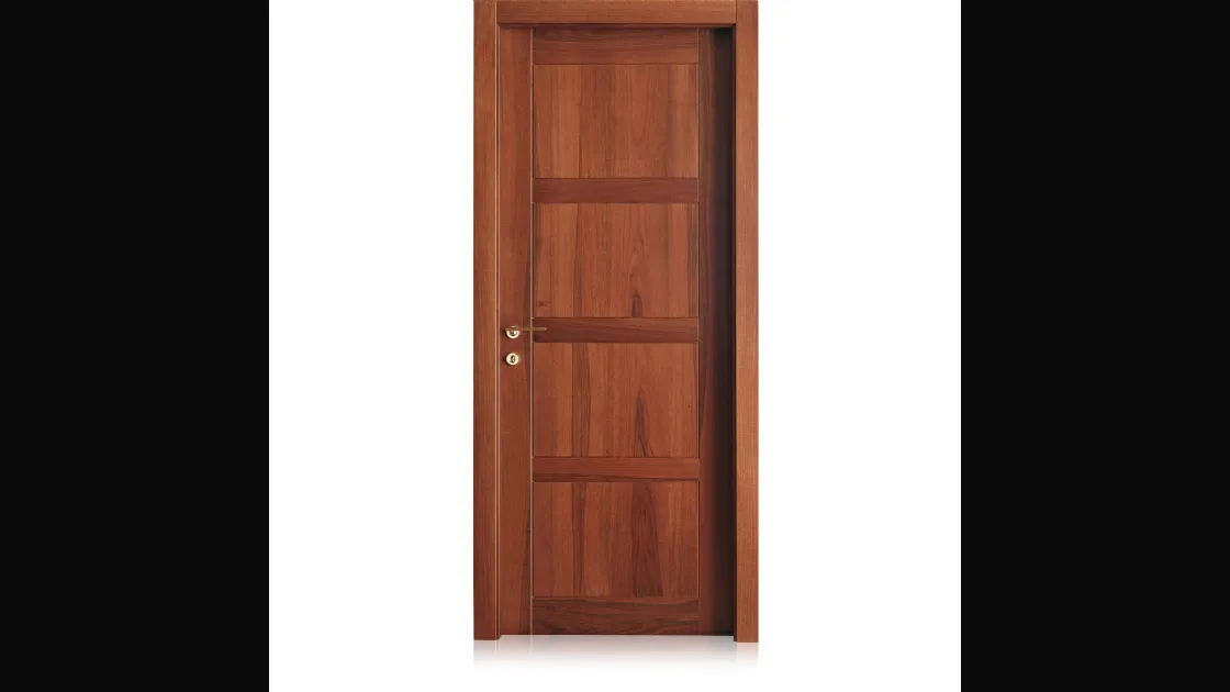 Porta per interni Intaglio 4 in Noce di Ferrero Legno