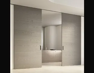 Porta per interni scorrevole Scenario Lignum Ecorovere Grigio di Ferrero Legno
