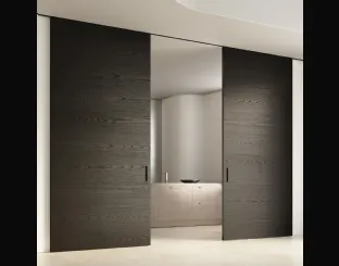 Porta per interni scorrevole Scenario Lignum in Ecorovere Moro di Ferrero Legno