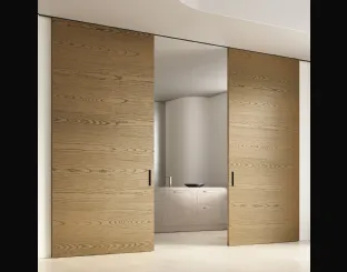 Porta per interni scorrevole Scenario Lignum in Ecorovere Oro di Ferrero Legno