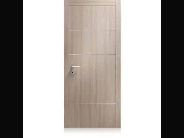 Porta per interni Liss4 in laminato finitura Ontario Cenere di Ferrero Legno