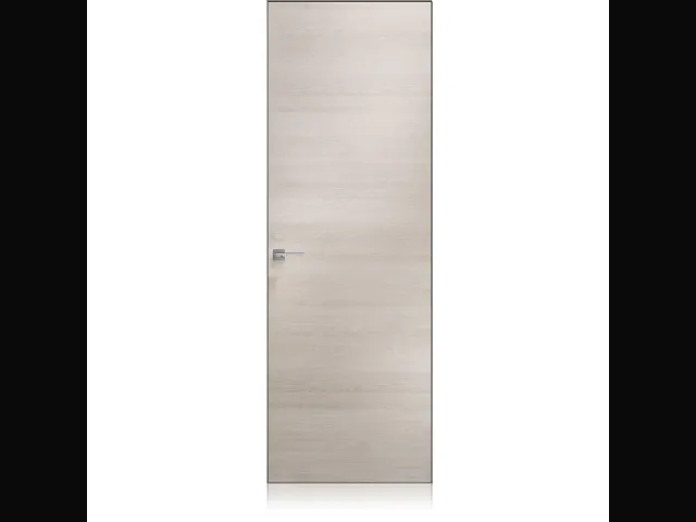 Porta per interni Logica Zero in laminato finitura Otario Perla di Ferrero Legno
