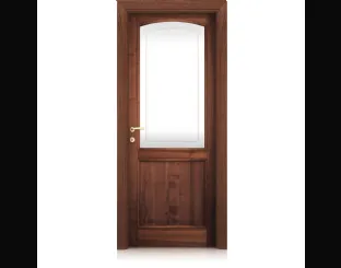 Porta per interni Magika in Noce con 1 Vetro di Ferrero Legno