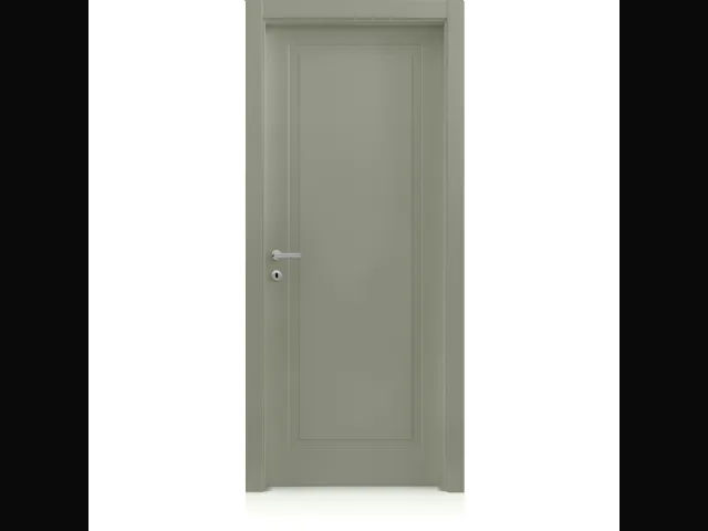 Porta per interni Mixy1 in laccato opaco finitura Lichene light di Ferrero Legno