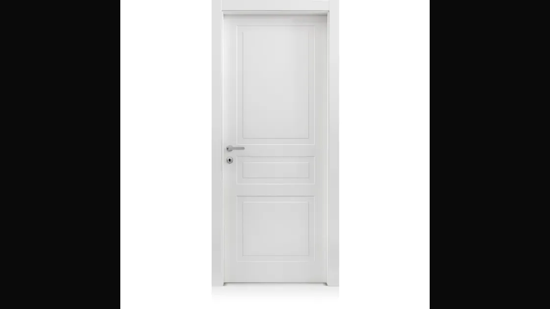 Porta battente per interni Mixy7 in laccato Bianco di Ferrero Legno