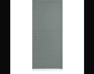 Porta per interni Yncisa Styla in laccato opaco Metallo light di Ferrero Legno