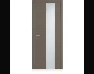 Porta per interni Yncisa Styla Vetro in laccato opaco Ombra pure e cristallo di Ferrero Legno
