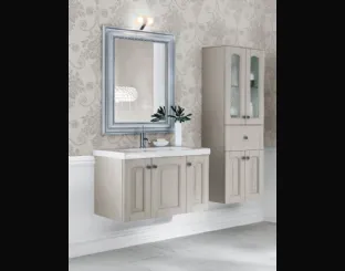 Mobile da Bagno sospeso in frassino laccato ACANTHIS AC23 di Compab