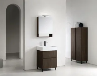 Mobile Bagno da appoggio in nobilitato effetto legno B-GO BG026 di Compab