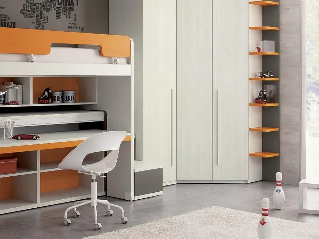 Cameretta Composizione 214 di Spagnol Mobili