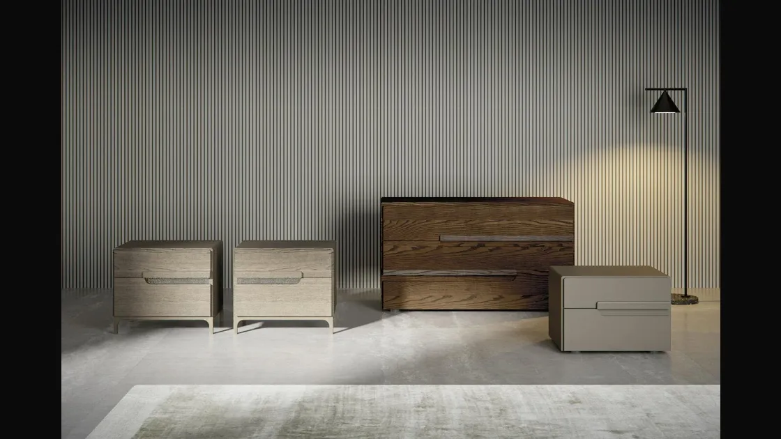 Gruppo Notte in legno Ariel Plus di Mobilgam