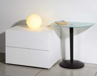 Comodino in laccato opaco Logo 01 di Fratelli Elli