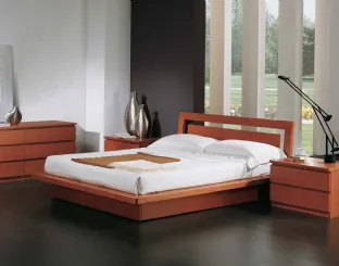 Letto in legno con testiera Greta di Fratelli Elli