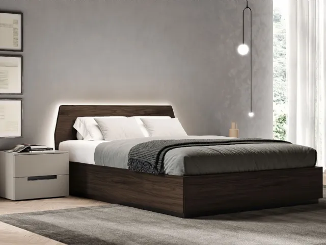 Letto Polar con box contenitore di Spagnol Mobili