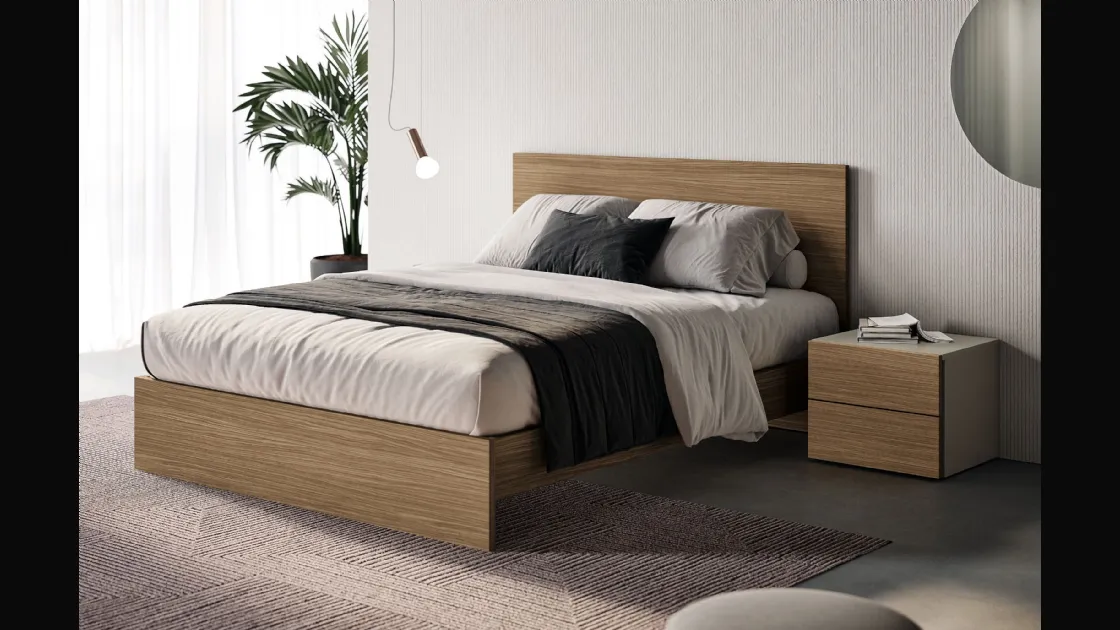 Letto con testiera Prime di Spagnol Mobili