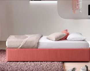 Letto Pervinca in tessuto con letto estraibile di Le Comfort