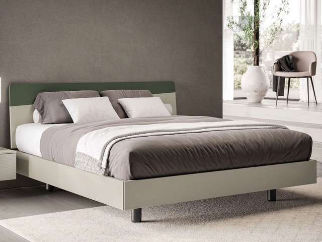 Letto con testiera Fred di Spagnol Mobili