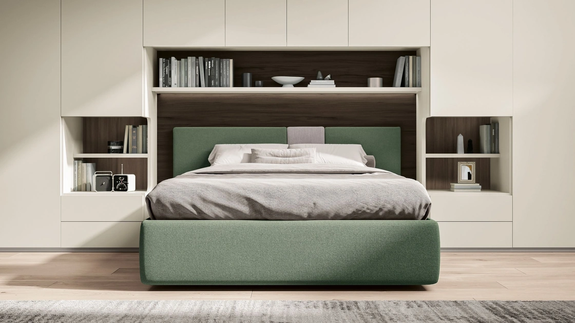 Letto matrimoniale Pentagramma di Spagnol Mobili