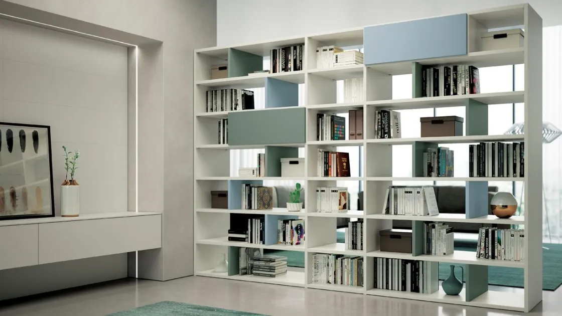 Libreria Living 824 di Spagnol Mobili