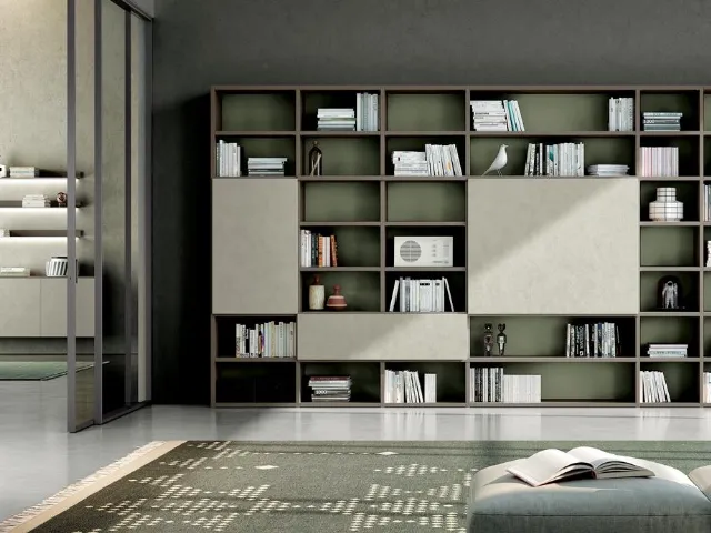 Libreria Living 831 di Spagnol Mobili