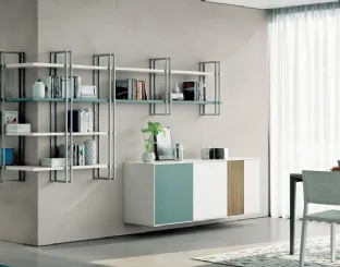 Libreria Living 853 di Spagnol Mobili