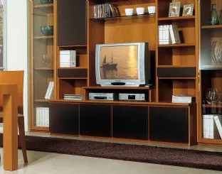 Libreria sospesa in legno Porta PL308 di Fratelli Elli