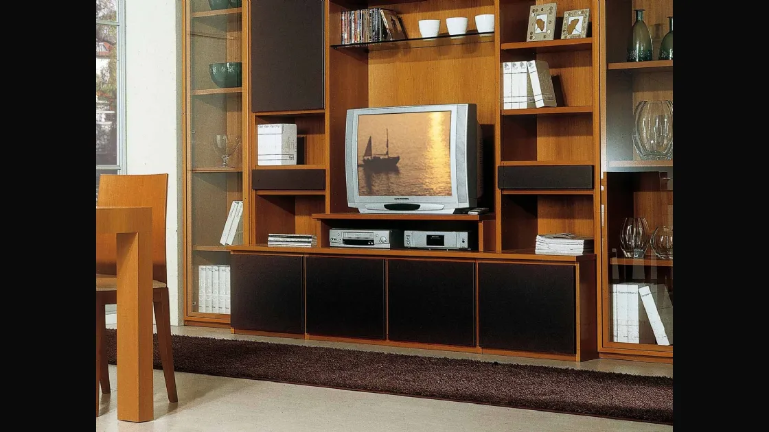 Libreria sospesa in legno Porta PL308 di Fratelli Elli