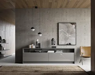 Madia Horizon Athea 976 in laccato lucido di Mobilgam