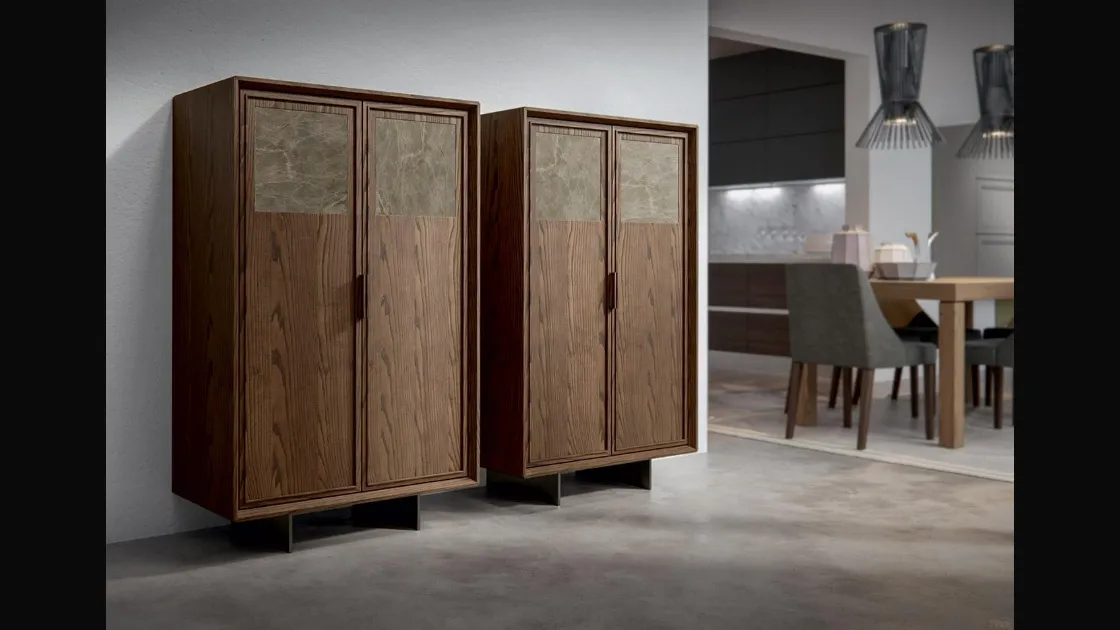 Madia Alta Zenith Zen 002 in legno e laminato di Mobilgam