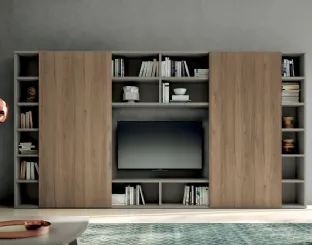 Parete Attrezzata Living 804 di Spagnol Mobili