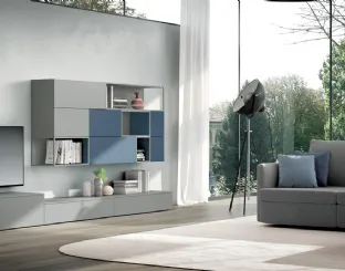 Parete Attrezzata Living 842 di Spagnol Mobili