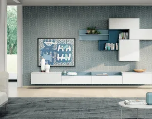 Parete Attrezzata Living 849 di Spagnol Mobili