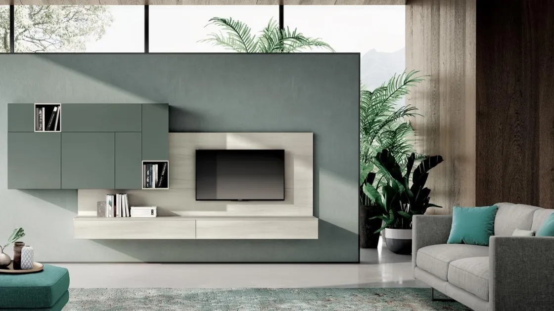 Parete Attrezzata Living 813 di Spagnol Mobili