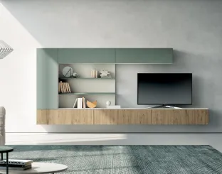 Parete Attrezzata Living 823 di Spagnol Mobili