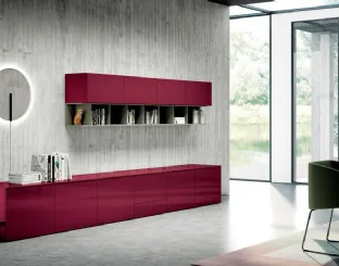 Parete Attrezzata Living 828 di Spagnol Mobili