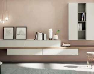 Parete Attrezzata Living 848 di Spagnol Mobili