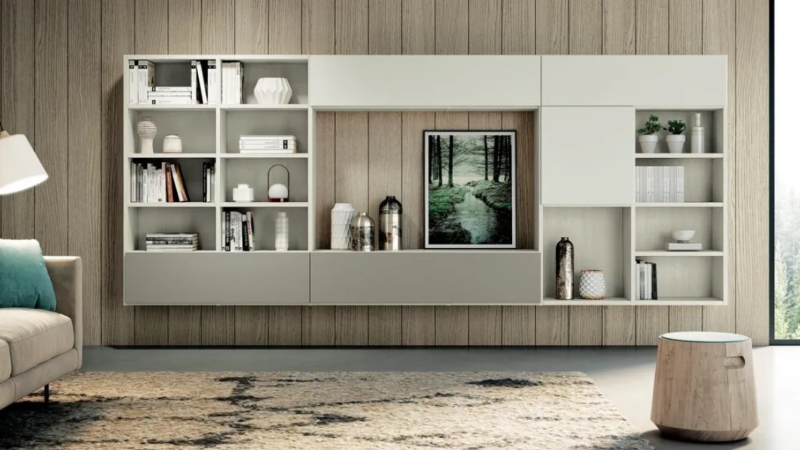 Parete Attrezzata Living 855 di Spagnol Mobili